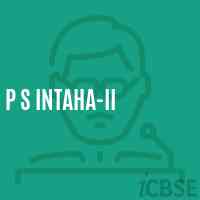 P S Intaha-Ii Primary School Logo