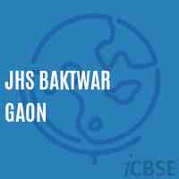 Jhs Baktwar Gaon Middle School Logo