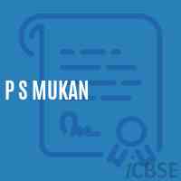 P S Mukan Primary School Logo