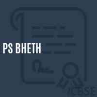 Ps Bheth Primary School Logo