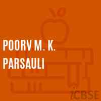 Poorv M. K. Parsauli Middle School Logo