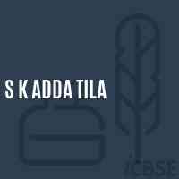 S K Adda Tila Primary School Logo