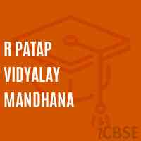 R Patap Vidyalay Mandhana Middle School Logo