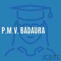 P.M.V. Badaura Middle School Logo