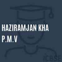 Haziramjan Kha P.M.V Middle School Logo