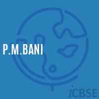 P.M.Bani Middle School Logo