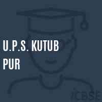 U.P.S. Kutub Pur Middle School Logo