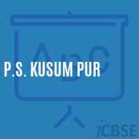P.S. Kusum Pur Primary School Logo