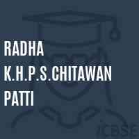 Radha K.H.P.S.Chitawan Patti Primary School Logo
