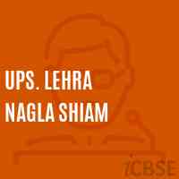Ups. Lehra Nagla Shiam School Logo