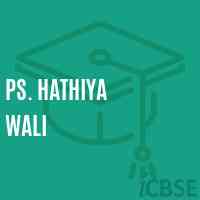 Ps. Hathiya Wali Primary School Logo