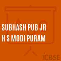 Subhash Pub Jr H S Modi Puram Middle School Logo