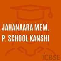 Jahanaara Mem. P. School Kanshi Logo