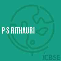 P S Rithauri Primary School Logo