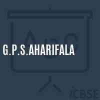G.P.S.Aharifala Primary School Logo
