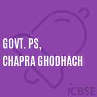 Govt. Ps, Chapra Ghodhach Primary School Logo