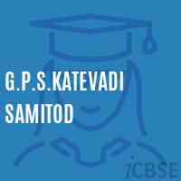 G.P.S.Katevadi Samitod Primary School Logo