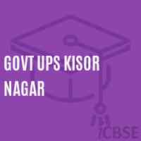 Govt Ups Kisor Nagar Middle School Logo