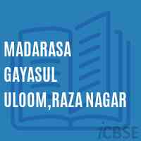 Madarasa Gayasul Uloom,Raza Nagar Primary School Logo