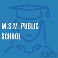 M.S.M. Public School Logo