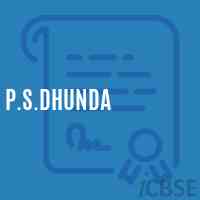 P.S.Dhunda Primary School Logo
