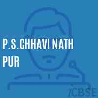 P.S.Chhavi Nath Pur Primary School Logo