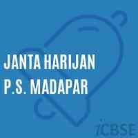 Janta Harijan P.S. Madapar Primary School Logo