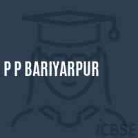 P P Bariyarpur Primary School Logo
