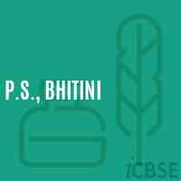 P.S., Bhitini Primary School Logo