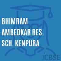Bhimram Ambedkar Res. Sch. Kenpura High School Logo