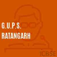 G.U.P.S. Ratangarh Middle School Logo