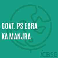 Govt. Ps Ebra Ka Manjra Primary School Logo