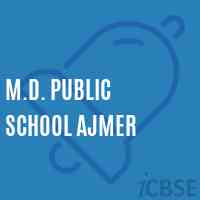 M.D. Public School Ajmer Logo