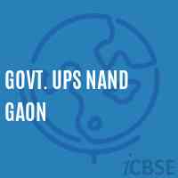 Govt. Ups Nand Gaon Middle School Logo
