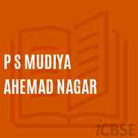 P S Mudiya Ahemad Nagar Primary School Logo