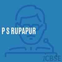 P S Rupapur Primary School Logo