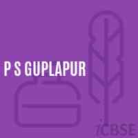 P S Guplapur Primary School Logo