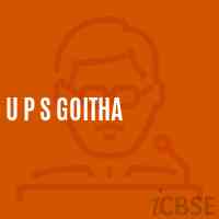 U P S Goitha Middle School Logo