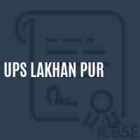 Ups Lakhan Pur Middle School Logo