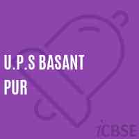 U.P.S Basant Pur Middle School Logo
