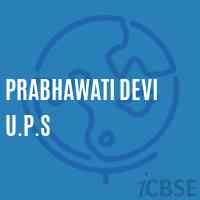 Prabhawati Devi U.P.S Primary School Logo