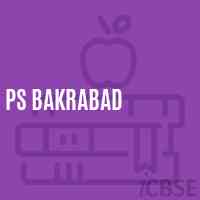 Ps Bakrabad Primary School Logo