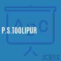 P.S.Toolipur Primary School Logo