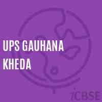 Ups Gauhana Kheda Middle School Logo
