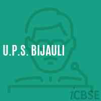 U.P.S. Bijauli Middle School Logo