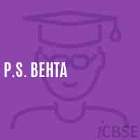P.S. Behta Primary School Logo