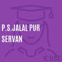 P.S.Jalal Pur Servan Primary School Logo