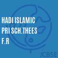 Hadi Islamic Pri Sch.Thees F.R Middle School Logo