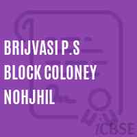 Brijvasi P.S Block Coloney Nohjhil Primary School Logo