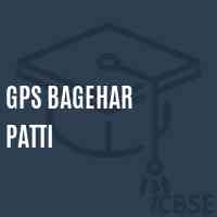 Gps Bagehar Patti Primary School Logo